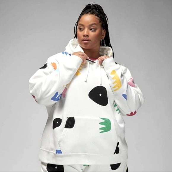 Jordan Tops - Jordan Artist Series By Mia Lee Hoodie Pullover Loose Fit NWOT Sz 2X